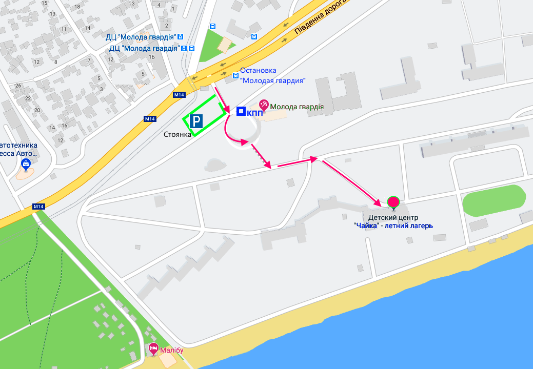 Схема прохода в ДЦ "Чайка" Как к нам пройти